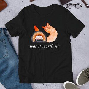 Was It Worth It Shrimp Cat, Funny Meme Shirt